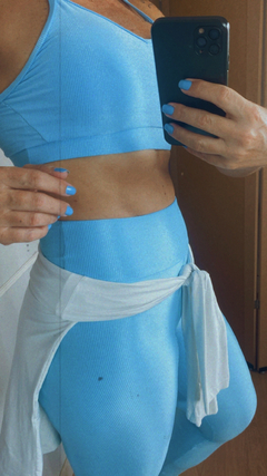 Conjunto Legging cós alto Microcanelado na internet