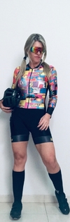 Moda Bike Macaquinho Manga Longa Be Fast (Forro em Gel ) - Moda Fitness/Moda Bike FitYou Forever 