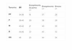 Bermuda Forro em Gel (Cós Alto) - loja online