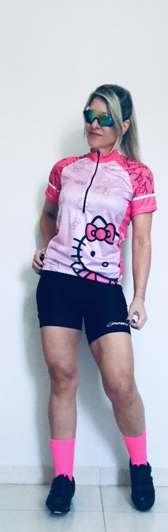 Camisa Manga Curta Hello Kitty Be Fast