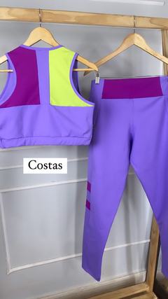Conjunto Legging Plus Size em Poliamida Top c/bojo removivel na internet