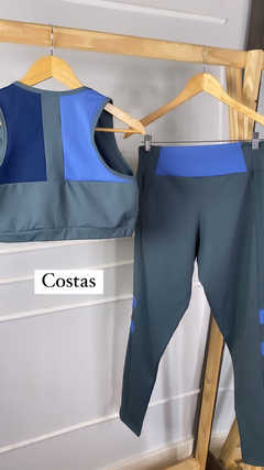 Conjunto Legging Plus Size Top c/bojo removivel em Poliamida - Moda Fitness/Moda Bike FitYou Forever 