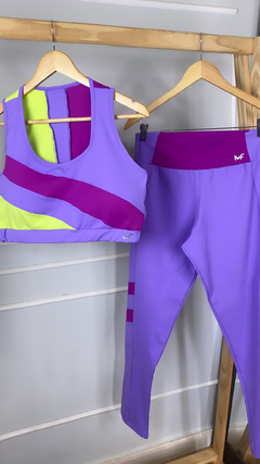 Conjunto Legging Plus Size em Poliamida Top c/bojo removivel - comprar online