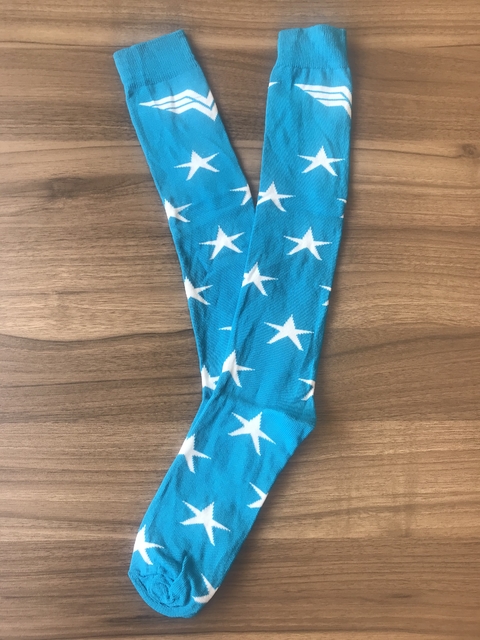 Meia Cano Longo Estrelas