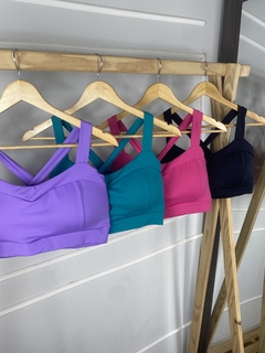 Top Alça larga c/bojo removível Poliamida Plus Size na internet