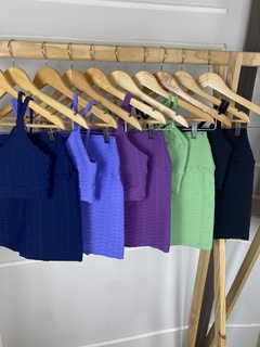 Conjunto Shorts 1/2 coxa c/textura (não marca)