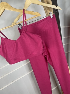 Conjunto Legging cós alto Microcanelado na internet