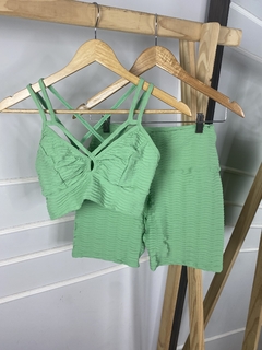 Conjunto Shorts 1/2 coxa c/textura (não marca)