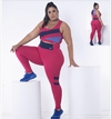 Conjunto Legging Plus Size Top c/bojo removivel em Poliamida