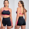 Conjunto Shorts Crossfit + Top c/ bojo removível em Poliamida