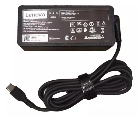 Cargador Lenovo usb Tipo C 65w - comprar online