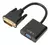 Adaptador DVI 24+1 a VGA activo c/audio+usb