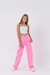 CALCA TEEN FEMININA WIDE LEG COM ELASTICO E BORDADO SMILLE - 839006