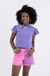 SHORT TEEN FEMININO JEANS COLORS ROSA FLUOR - 839109