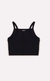 TOP CROPPED ALÇA RIB FRUFRU TULE CRISTAIS - Petitbombom