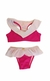 BIQUINI TOP KIDS PRINCESA ROSA TAM 04 - 511000200 TR