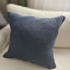 Almohadones de Nido de Abeja Azul