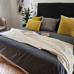Pie de Cama de Tussor Estampado en internet
