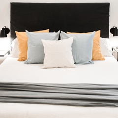 Almohadones de Tussor Celeste - comprar online