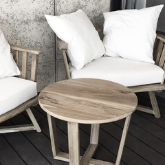 Almohadones de Tussor Off White