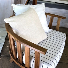 Almohadones de Nido de Abeja Off White - comprar online