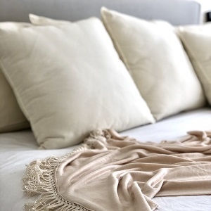 Almohadones de Tussor Crudo