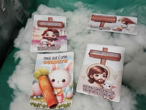 CARTÃO BATOM OU BIS PÁSCOA CRISTÃ