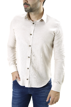 Camisa Jowef Linho Palha - comprar online
