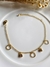 Pulseira Círculo e Cristal - comprar online