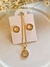 Conjunto Círculo com Zircônias