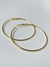 Argola “G” Dourada