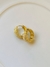 Argola trabalhada dourada - comprar online