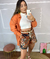 Shorts alfaiataria estampado - comprar online