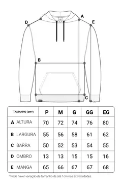 Casaco moletom Alfa -  Canoa OutFit