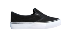 Tenis Comply Slip On Camurça Preto/Branco - comprar online