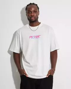 Camiseta Plano C Star Off-white