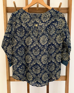 Camisa Leaf Blulish M - El Vestidor de Julieta
