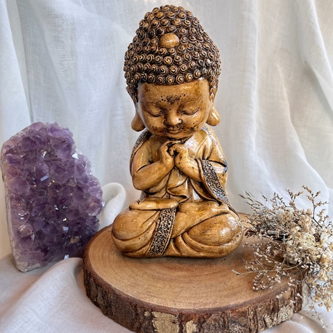 * Buda da Gratidão 25cm - Misan Artesanato