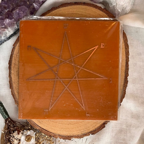 Gráfico de Radiestesia 14 x 14 cm Fenolite e Cobre