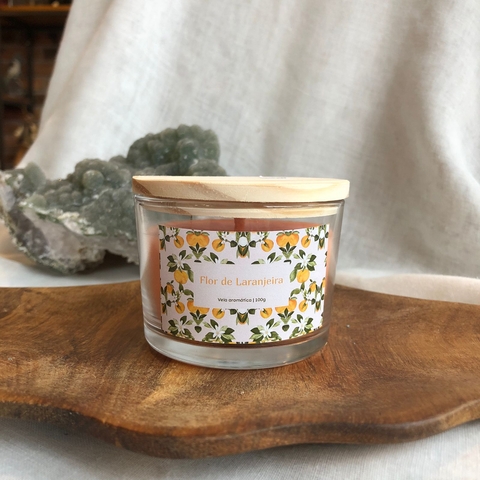 * Vela Aromática Flor de Laranjeira 100gr (edição especial) - A.coli