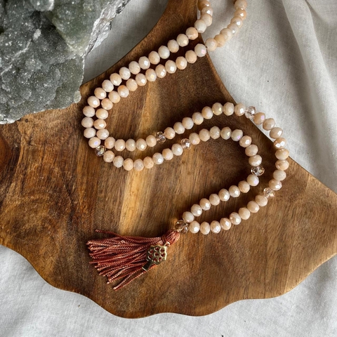 * Japamala Nude Cristal de Vidro - Ananda Aromas