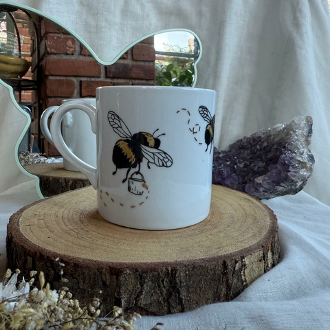 * Caneca Reta ''Abelhas'' - Casa Verdinha