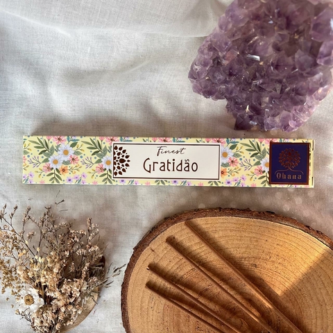 Incenso Gratidão - Ohana Incensos