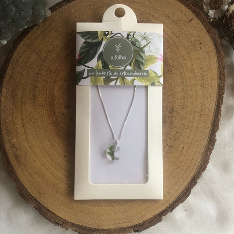 * Colar Avenca Lua Mini 40cm (Prata 925) - A Folha