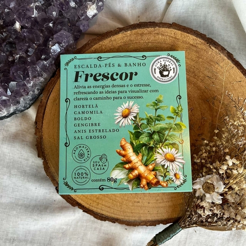 Escalda-Pés e Banho de Frescor Sachê 80gr - Cura Herbal