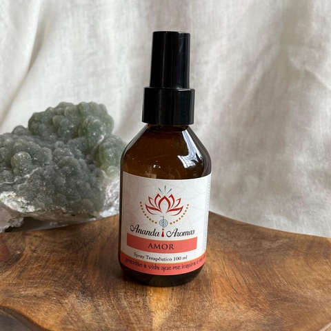* Spray Terapêutico Amor (geranio, vetiver, ylang yang) 100ml - Ananda Aromas