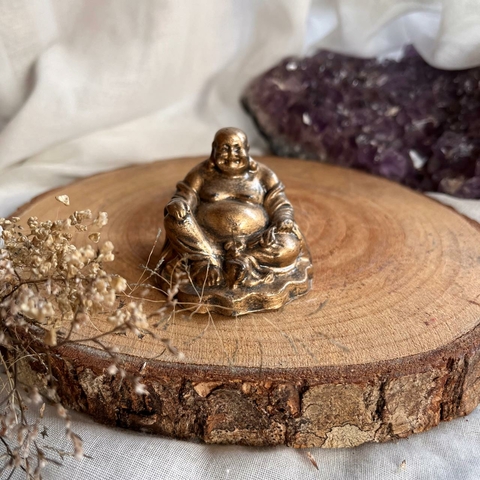 * Mini Buda Pintado 5cm - Misan Artesanato