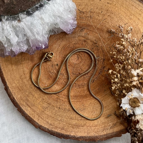 Corrente Avulsa Dourada (aço inoxidável) - 45cm