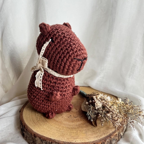 * Amigurumi Capivara - Artes em Família