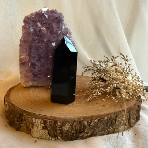 Cristal Gerador M - Obsidiana